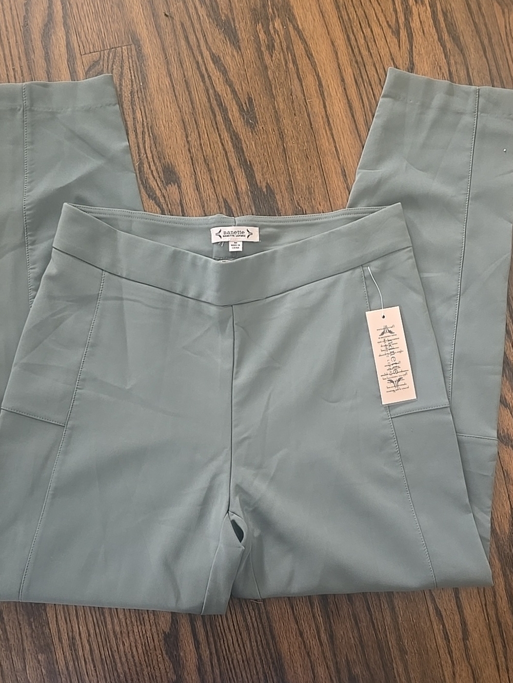 Nanette Stretch High-Rise Ankle Pant - Sage
